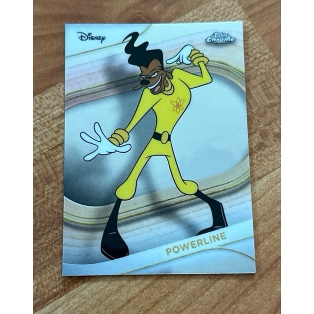 Powerline #35 base collectable card from the 2025 Topps Chrome Disney set